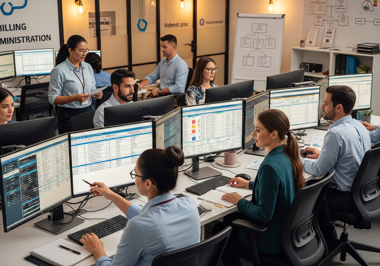 MedRevusys billing team at work
